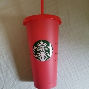 Starbucks red color changing cup